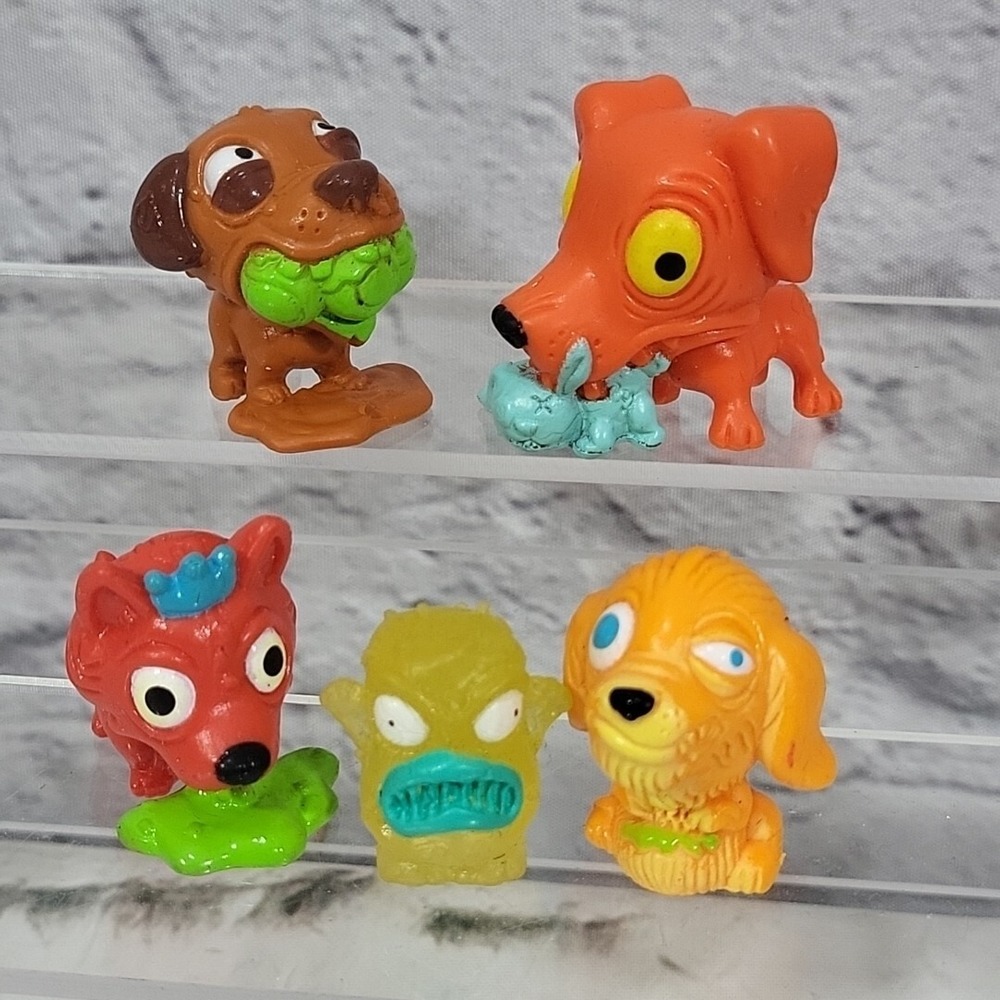 The Ugglys Uglys Pet Shop Putrid Pets Collection Lot Of 5 Figures By Moose Toys